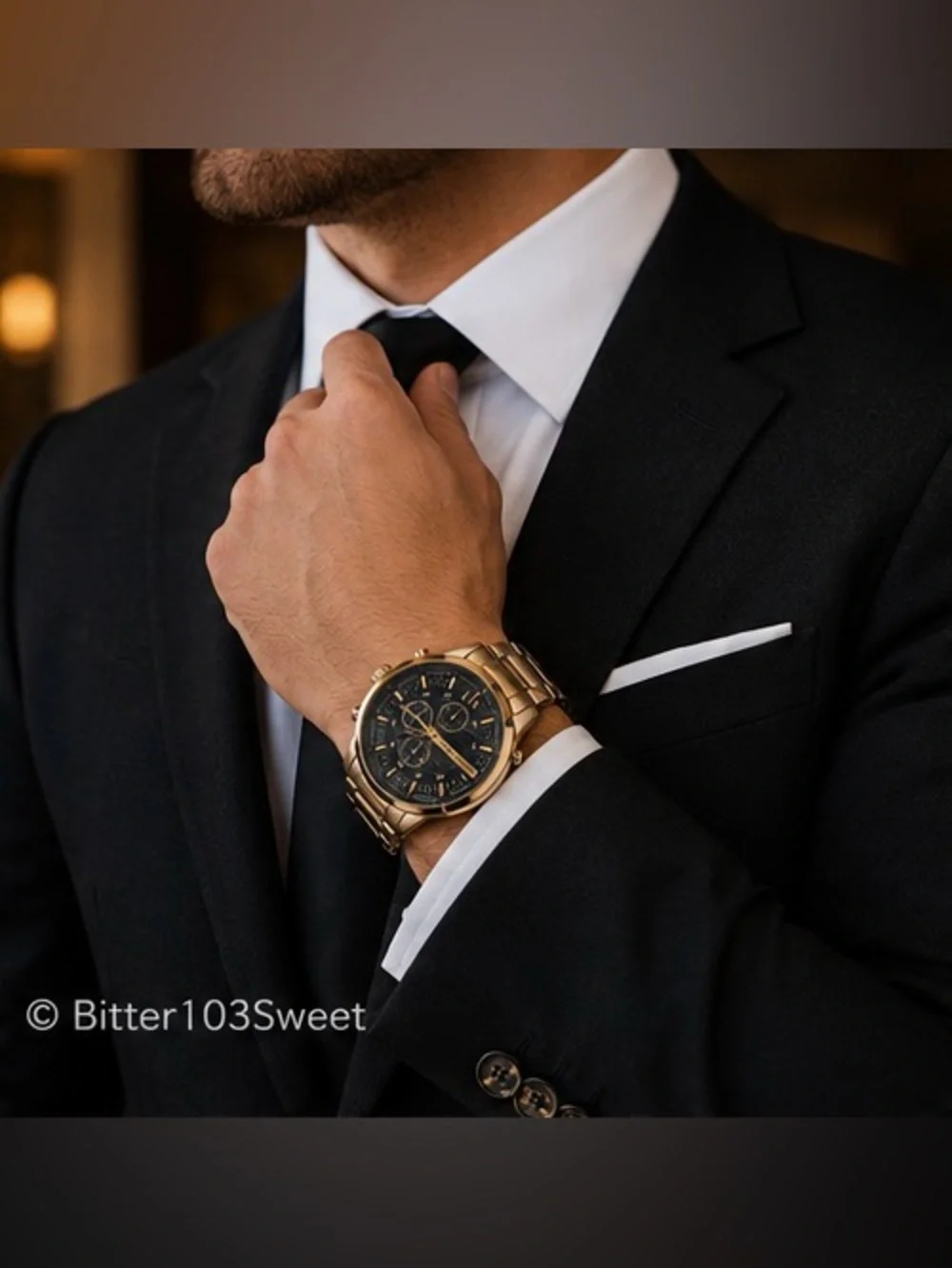 Armani Exchange A|X Men’s Gold-Tone Watch | Luxury Business Dress Wristwatch